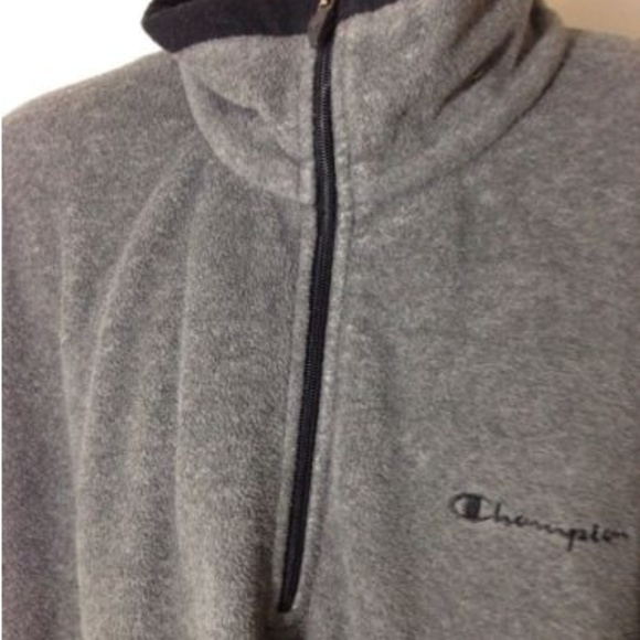 champion quarter zip fleece